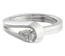 Ring Serti Inverse aus 18kt Weissgold mit Diamant