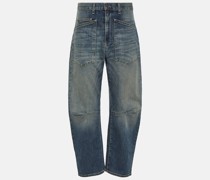 High-Rise Barrel Jeans Shon
