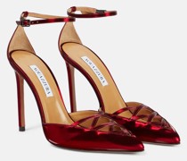 Pumps Audace 105 aus Metallic-Leder