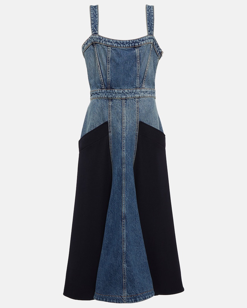Chloé Damen Chloe Midikleid aus Denim