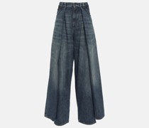 High-Rise Wide-Leg Jeans
