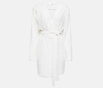 Rotate Birger Christensen Wickelkleid Samantha mit Pailletten