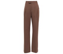 High-Rise-Hose aus einem Wollgemisch