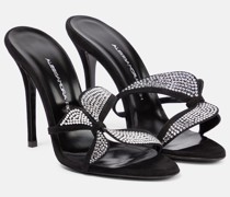 Alessandra Rich Sandalen aus Leder