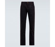Saint Laurent Cropped Skinny Jeans
