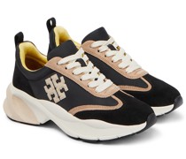 Tory Burch Sneakers Good Luck mit Veloursleder