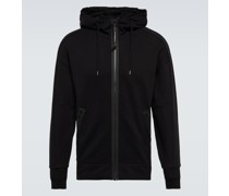 C.P. Company Kapuzenjacke Goggle aus Baumwoll-Fleece