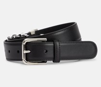 Dolce&Gabbana X Kim Verzierter Guertel aus Leder