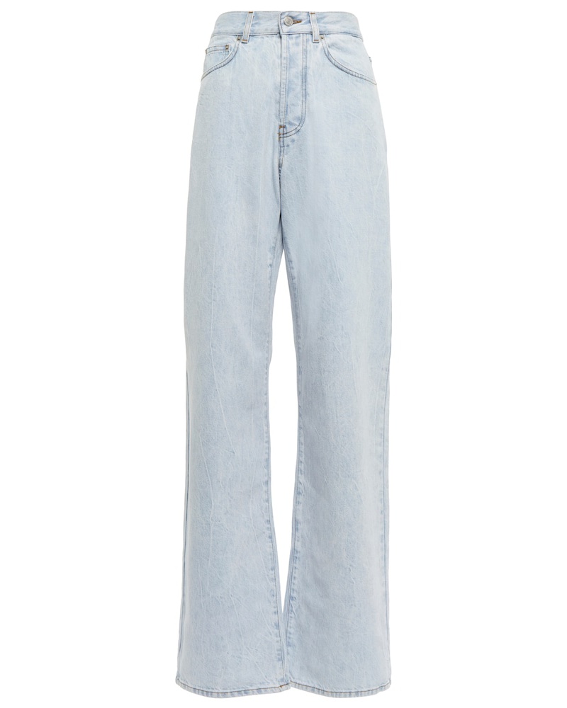 Dries van Noten Damen Dries Van Noten High-Rise Jeans mit weitem Bein Dries van Noten Damen Dries Van Noten High-Rise Jeans mit weitem Bein