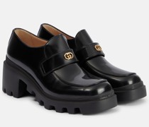 Gucci Loafer-Pumps Interlocking G aus Leder
