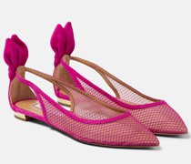 Aquazzura Ballerinas aus Mesh