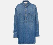 Oversize-Hemd aus Denim