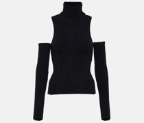 Blumarine Rollkragentop aus Rippstrick