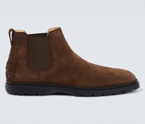 Chelsea Boots aus Veloursleder