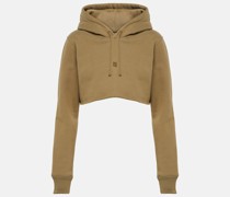Givenchy Bestickter Cropped-Hoodie aus Baumwolle