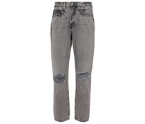 Frame Distressed High-Rise Jeans Le Original