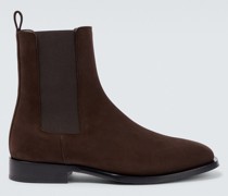 The Row Chelsea Boots Grunge aus Veloursleder