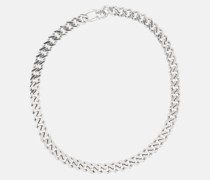 Halskette Link aus 14kt Weissgold mit Diamanten
