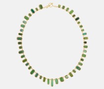 Halskette Bermuda Botany Eternity aus 18kt Gelbgold mit Turmalin