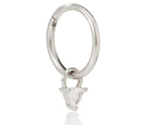 Einzelner Ohrring aus 18kt Weißgold mit Diamant