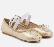 Ballerinas aus Leder