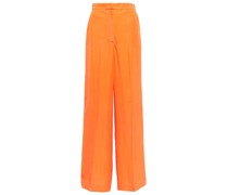 Dorothee Schumacher Hose mit weitem Bein aus Seide
