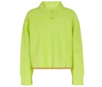 Pullover Le Polo Neve mit Polokragen