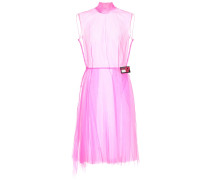Minikleid aus Baumwolle mit Tüll