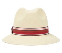 Loro Piana Hut The Suitcase Stripe Ingrid aus Stroh