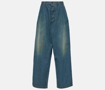 Mid-Rise Wide-Leg Jeans Americana