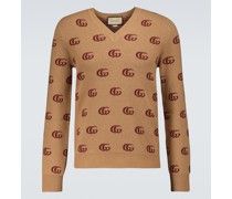 Gucci Pullover GG aus Jacquard-Wolle