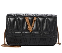 Versace Schultertasche Virtus Small aus Leder