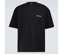 Balenciaga Bedrucktes T-Shirt BB aus Baumwolle