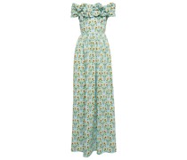Agua by Agua Bendita Maxikleid Espliego aus Baumwolle