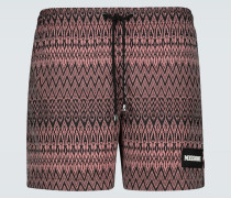Missoni Missoni Mare Badeshorts mit Zickzackmuster