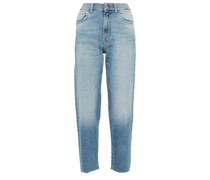 7 For All Mankind High-Rise Straight Jeans Malia