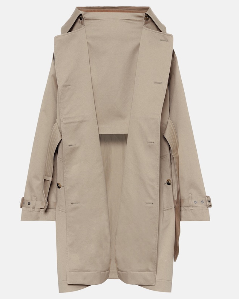 Burberry Damen Burberry Trenchcoat aus Baumwoll-Gabardine Burberry Damen Burberry Trenchcoat aus Baumwoll-Gabardine