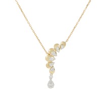 Halskette aus 18kt Gelbgold mit Diamanten