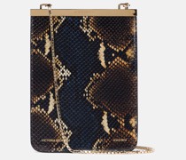 Schultertasche Frame aus Leder