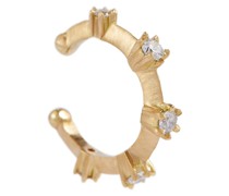 Einzelner Ear Cuff Kismet aus 18kt Gelbgold mit Diamanten