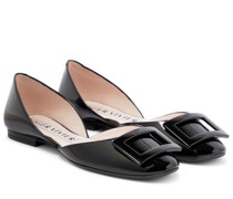 Roger Vivier Ballerinas D'Orsay aus Leder