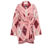 Alanui Bandana Cardigan aus Jacquard-Strick