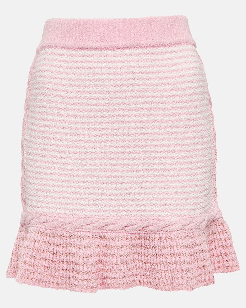 LoveShackFancy Damen LoveShackFancy Minirock Heiress