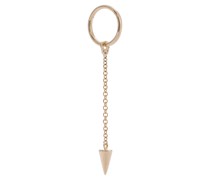 Einzelner Ohrring Spike Pendulum aus 14kt Gelbgold