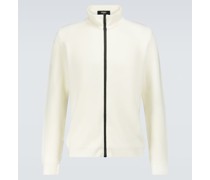 Fendi Pullover aus Wolle mit Reissverschluss