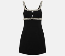 Rebecca Vallance Verziertes Minikleid Alpine aus Crepe