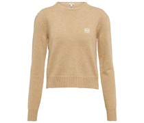 Loewe Cropped-Pullover Anagram aus Wolle