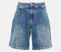 High-Rise Jeansshorts