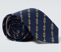 Gucci Krawatte Horsebit aus Seide