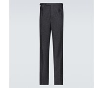 Raf Simons Hose mit weitem Bein aus Wolle